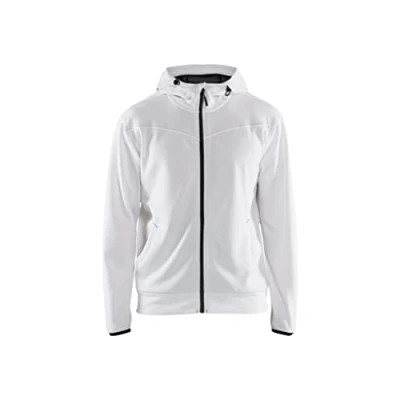 Afbeelding van Blåkläder Schilders Hoodie met Rits 33632526 Wit/Donkergrijs Maat S