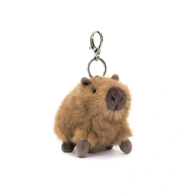 Afbeelding van Jellycat Clyde Capybara Bag Charm 14 x 6 10 cm