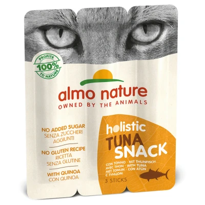 Afbeelding van Almo Nature Holistic Snack Kat 3x5 g Kattensnack Tonijn