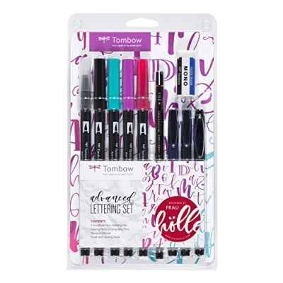 Afbeelding van Tombow lettering Set &#039;Gevorderden&#039; 19 LS ADV 10 items