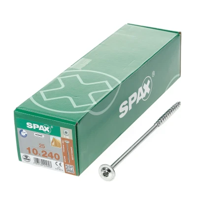 Afbeelding van Spax s spaanplaatschroeven tellerkop discuskop T50 10 x 240mm
