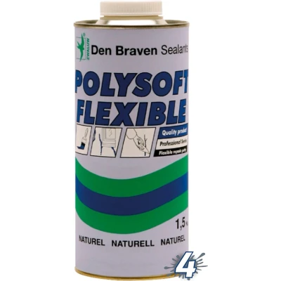 Afbeelding van Den Braven Zwaluw Polysoft flexible 1,5 kg Reparatieplamuur Naturel