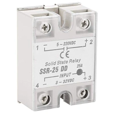 Afbeelding van SSR 25 Halfgeleiderrelais voor industrieel automatiseringsproces DD 25A 5 220VDC