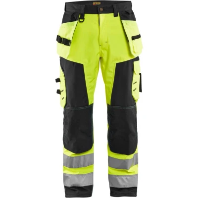 Afbeelding van Blaklader Werkbroek softshell High Vis 1567 2517 Geel/Zwart C52
