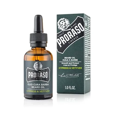 Image de Proraso Cypress &amp; Vetyver Huile à barbe