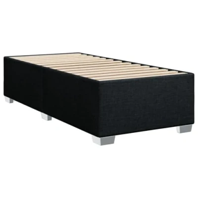 Afbeelding van vidaXL Bedframe stof zwart 100x200 cm
