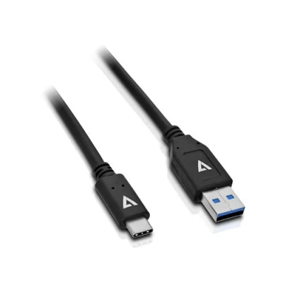 Afbeelding van Kabel USB A naar C V7 V7U2C 1M BLK 1E Zwart 1 m
