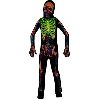 Afbeelding van Kostuum Skelet Glow in the Dark Multikleur Kind 4 6 Jaar 110cm
