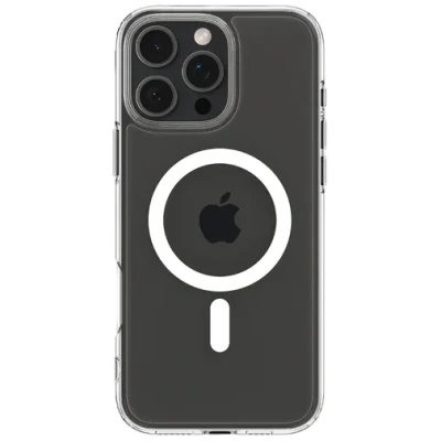 Afbeelding van Spigen Ultra Hybrid MagFit Hoesje Geschikt voor Apple iPhone 16 Pro Max Compatibel met MagSafe Back Cover Wit
