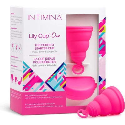 Afbeelding van Intimina Lily Cup One de opvouwbare menstruatiecup voor beginners, tieners