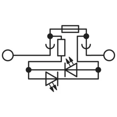 Afbeelding van Phoenix Contact PTC 4 HESILED 24 (5X20) 3270203 Zekeringsdoorvoerklem 0.20 mm² Zwart 50 stuk(s)