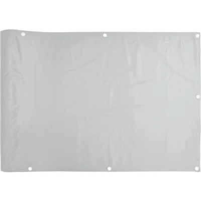 Afbeelding van Tuinscherm 1000x75 cm PVC grijs