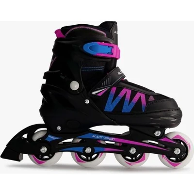 Afbeelding van Alert Inline Skates Maat 39 42 Blauw/Roze/Zwart