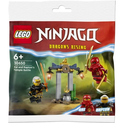 Afbeelding van LEGO NINJAGO® Tempelstrijd van Kai en Rapton (polybag) 30650