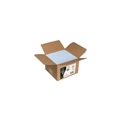Afbeelding van Clairefontaine 55466C doos met 200 zelfklevende enveloppen formaat C6 (11,4 x 16,2 cm) 120 g/m² kleur blauw uitnodigingen voor evenementen en beloften collectie pollen premium papier glad