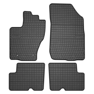 Afbeelding van FROGUM 401723 Vloermatset Rubber voor en achter 4 Zwart Op maat gemaakt DACIA: Logan I MCV, Sandero