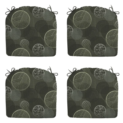 Afbeelding van Madison Zitkussen 46x48 Circle green 4 stuks