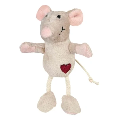Afbeelding van Trixie Muis Pluche Beige 11 CM
