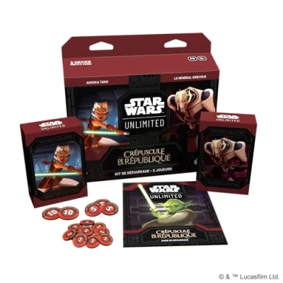 Afbeelding van Asmodee FFG Star Wars: Unlimited Schemering van de Republiek Starter Kit Voor 2 spelers Verzamelkaartspel volwassenen en kinderen vanaf 12 jaar Franse versie