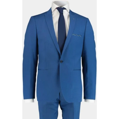 Afbeelding van Born With Appetite Kostuum Blauw Sneakersuit 2 pcs Suit, Drop 181029SN98/268 jeans blue