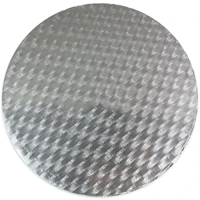 Afbeelding van PME CBR851 taartbord, rond, 45 cm, dikte 11 mm, zilverkleurig