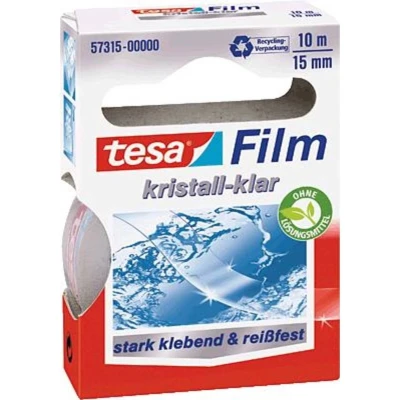 Afbeelding van Tesa 57315 00000 02 tesafilm Kristalhelder Transparant (l x b) 10 m 15 mm 1 stuk(s)