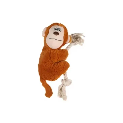 Afbeelding van HS Hangta Aap met Touw Bruin L