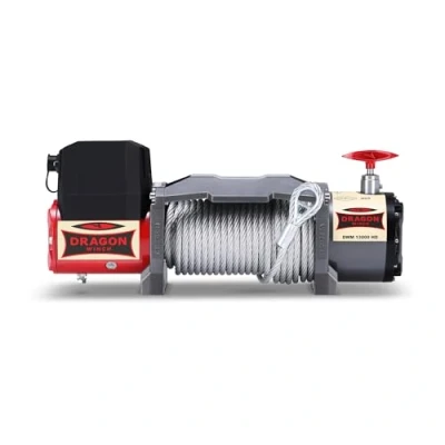 Afbeelding van Dragon Winch Maverick Elektrische lier 12 V 13.000 lbs / 5897 kg, met 20 m stalen kabel voor sleepwagens en stadsvoertuigen Draadloze afstandsbediening + lieraccessoires IP67 waterdicht