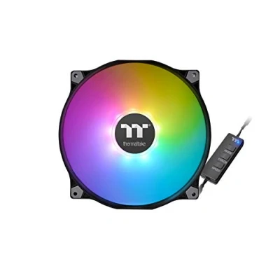 Afbeelding van Thermaltake Pure 20 ARGB Sync PC ventilator Zwart, RGB (b x h d) 200 30 mm Incl. LED verlichting