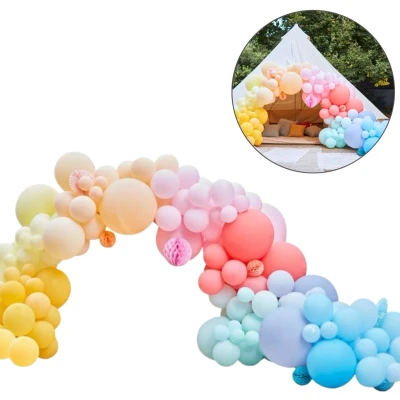 Afbeelding van Ginger ray ballonnenboog regenboog
