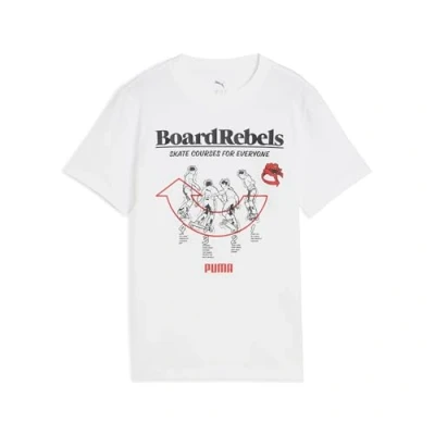 Afbeelding van Puma MID90S Graphic Tee I B Jongens sportshirt White