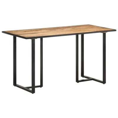 Afbeelding van Eettafel 140 cm ruw mangohout