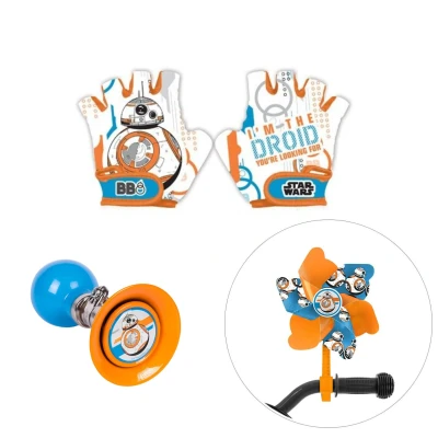 Afbeelding van Star Wars Fiets accessoires ; Handschoentjes, Hoorn en Molen 8721122786529