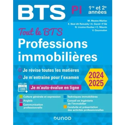 Image de Tout le BTS Professions immobilières 2024 2025