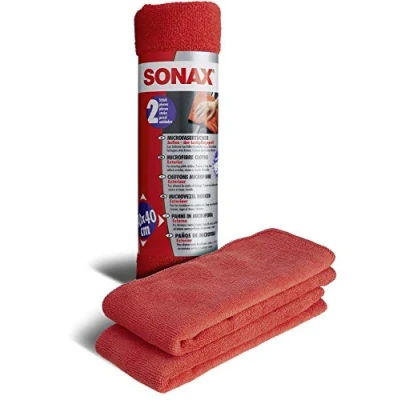 Image de Sonax 416.241 Lavette microfibres extérieur 2 pcs