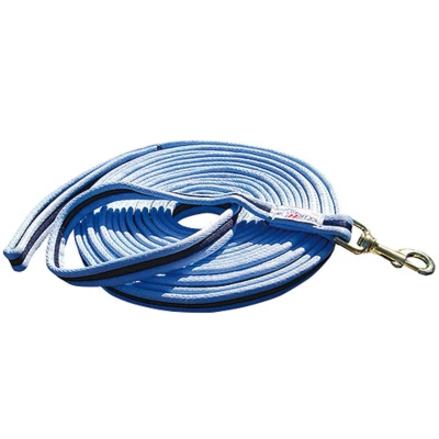Afbeelding van Harry&#039;s Horse Soft Longeerlijn 8m Licht Blauw/Marine Agradi.be