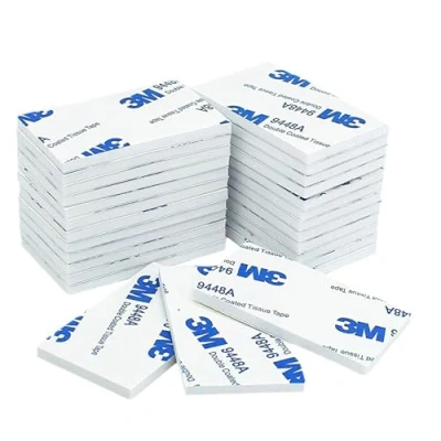 Afbeelding van 60 stuks Scotch dubbelzijdige extra sterke, lijm, sterk schuim, dubbelzijdig plakband, 3 m, voor binnen en buiten, waterdicht, montageband, PE schuim (30 mm x 50 mm)