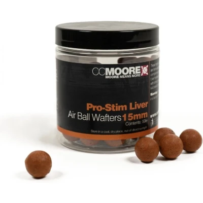 Afbeelding van CC Moore Pro Stim Liver Air Ball Wafters 15mm (50 stuks) Hookbaits