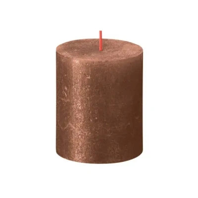Afbeelding van Stompkaars Shimmer 80/68 Copper Bolsius