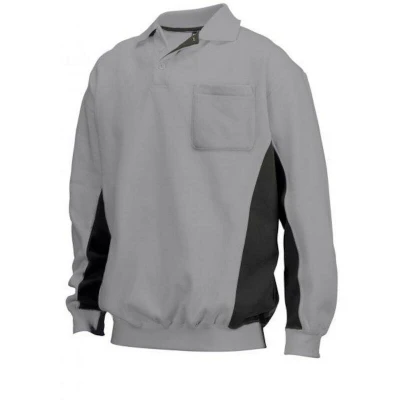 Afbeelding van Tricorp Polosweater Grijs Zwart Maat XS