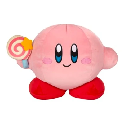 Afbeelding van Club Mocchi Kirby Plushies met onoverwinnelijk snoepje Sponsachtig speelgoed Verzamelbaar pluche en schattige dieren kerstkousen voor kinderen 38,1