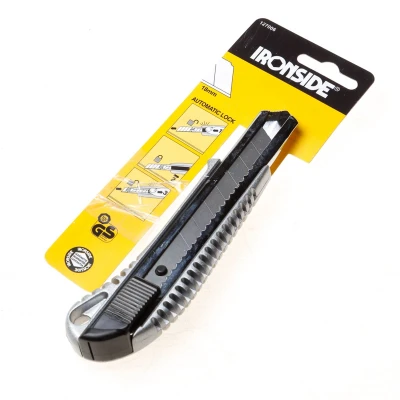 Afbeelding van Ironside Afbreekmes autolock 18mm metaal