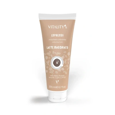 Afbeelding van Vitality&#039;s Espresso Colouring Latte Macchiato Masker 200ml Kleur Opfrissen