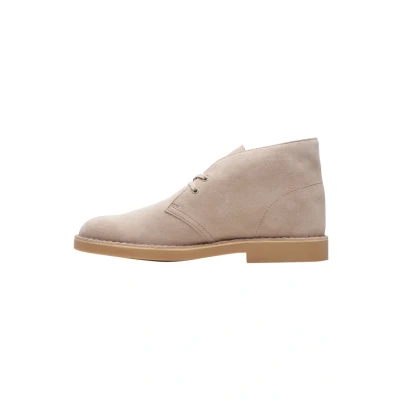 Afbeelding van Clarks Desert Veterboots, Heren, Maat: 44.5, Beige Veloursleer