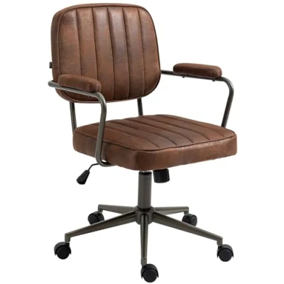 Afbeelding van CLP Natrona Bureaustoel Ergonomisch Armleuning cognac