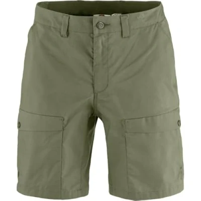 Afbeelding van Fjällräven Abisko Hybrid Trail Short Heren Black 44 Zwart Wandelbroek