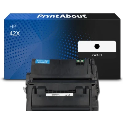 Afbeelding van HP 42X (Q5942XD) black LaserJet Tonercartridge (605)