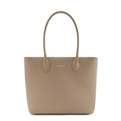 Afbeelding van Isabel Bernard Honoré Dames Shopper van Kalfsleer Taupe