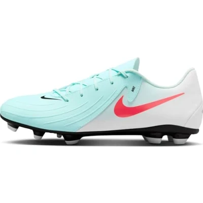 Afbeelding van Nike Performance Phantom GX II CLUB FG/MG Voetbalschoenen met Kunststof noppen, Heren, Maat: 45, Mint/atomic red/off noir