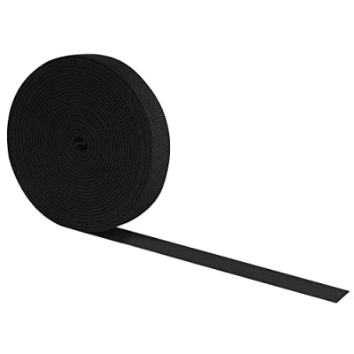 Afbeelding van RETON 9,1 m zwarte nylon riem, zwart.